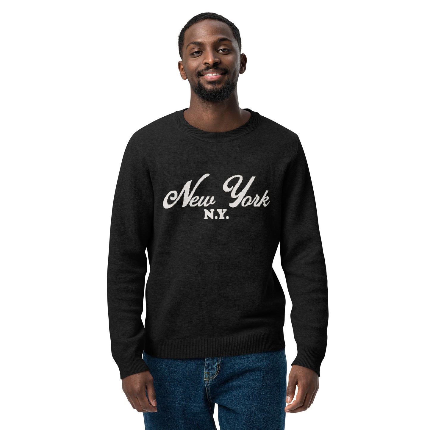 New York Knitted Crew Neck Sweater