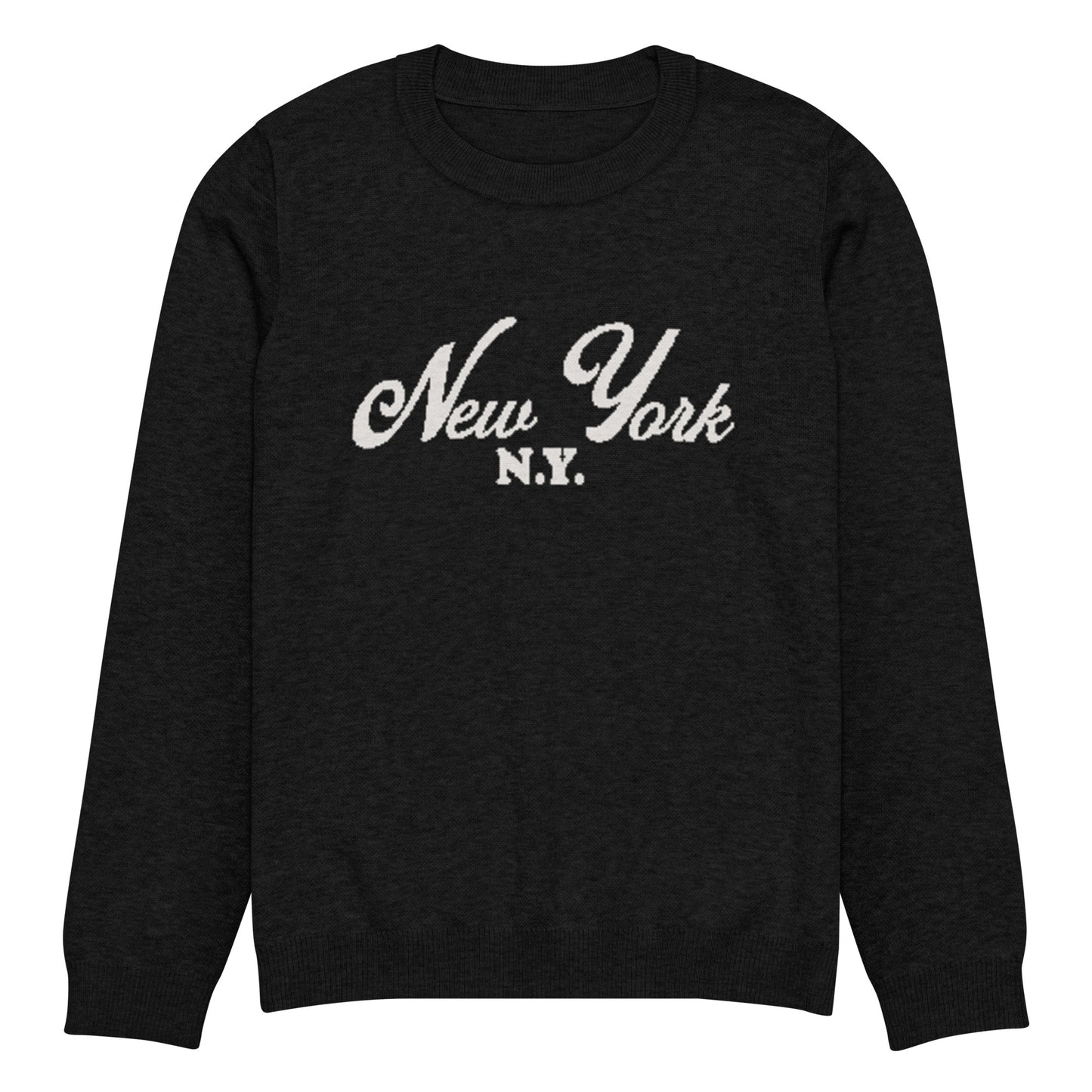 New York Knitted Crew Neck Sweater