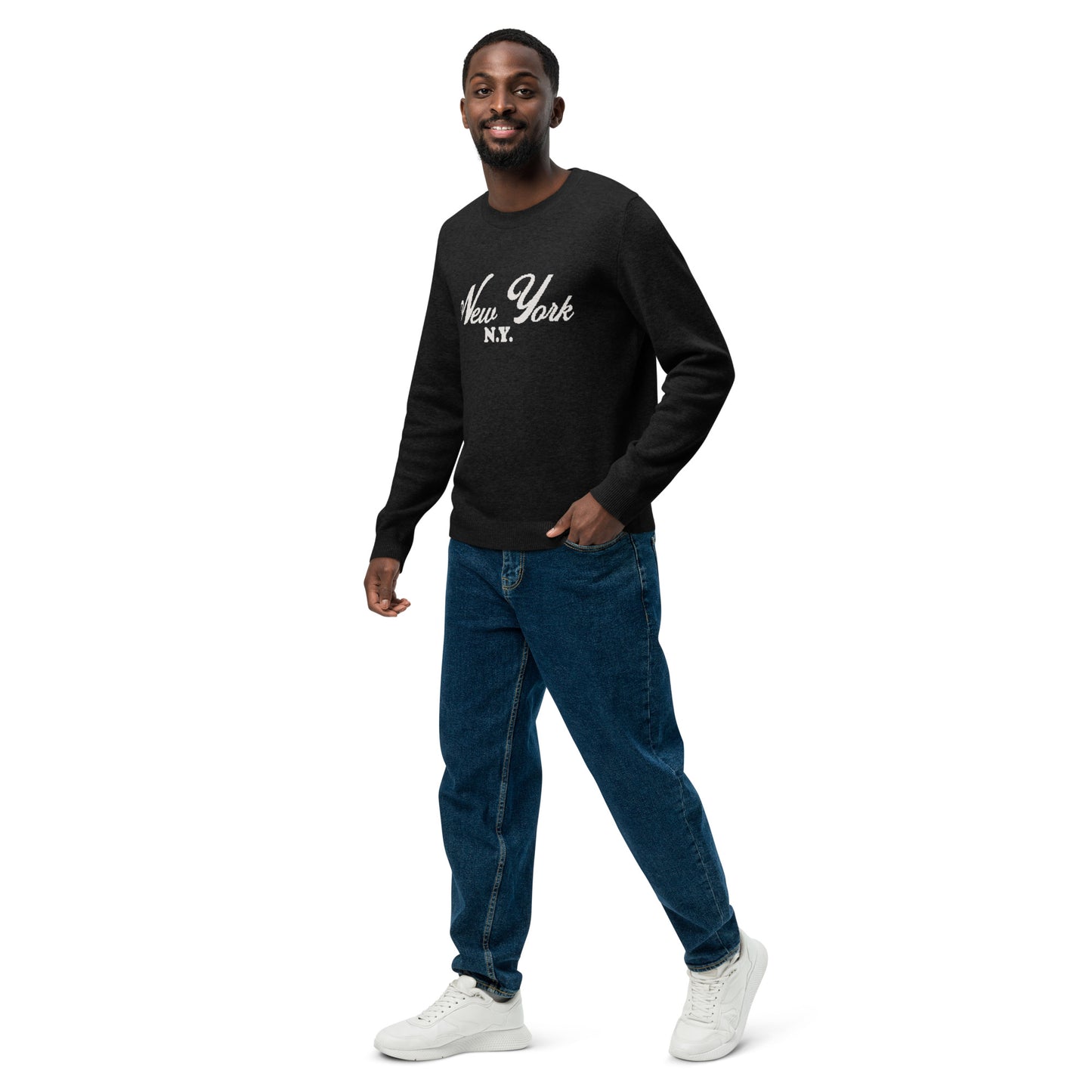 New York Knitted Crew Neck Sweater