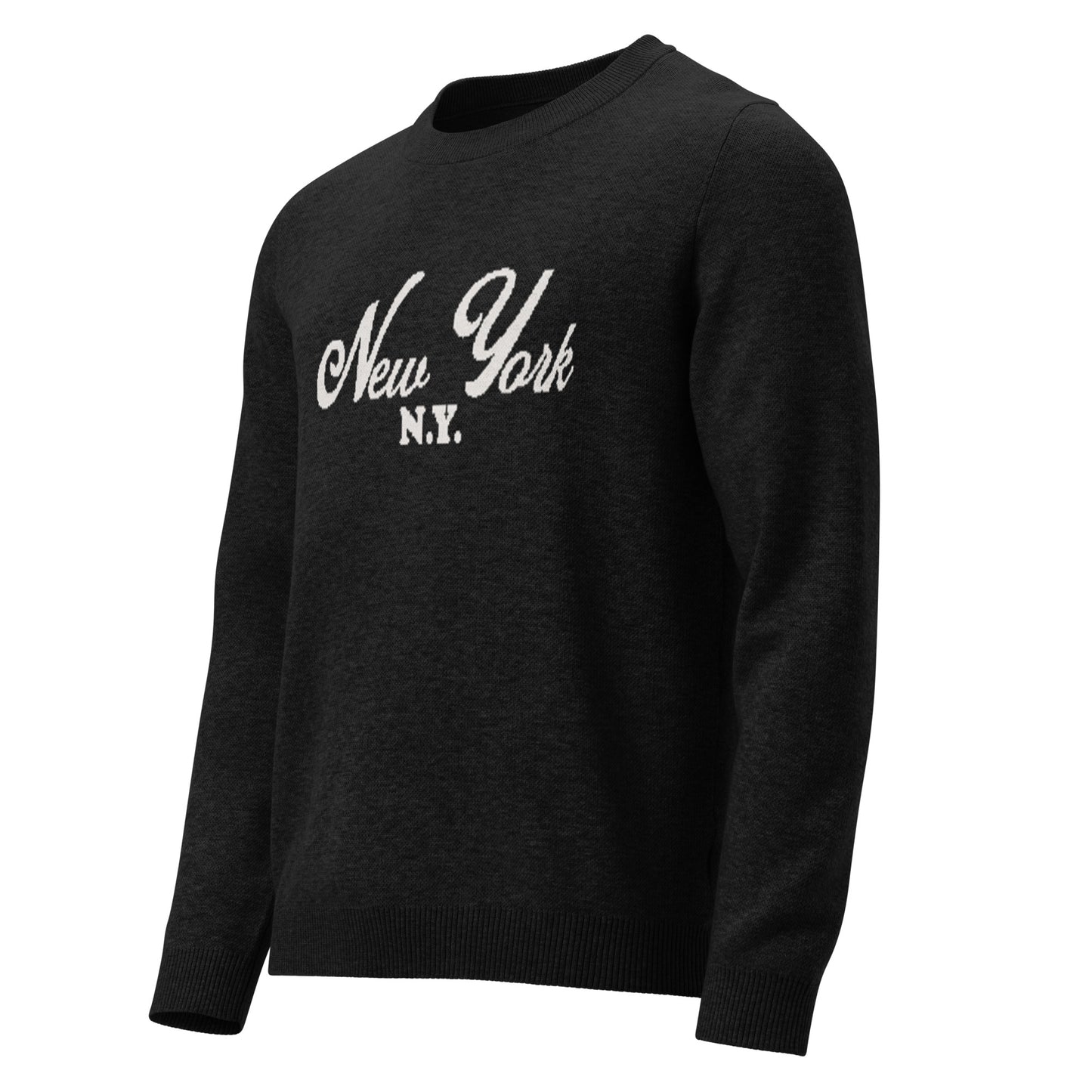 New York Knitted Crew Neck Sweater