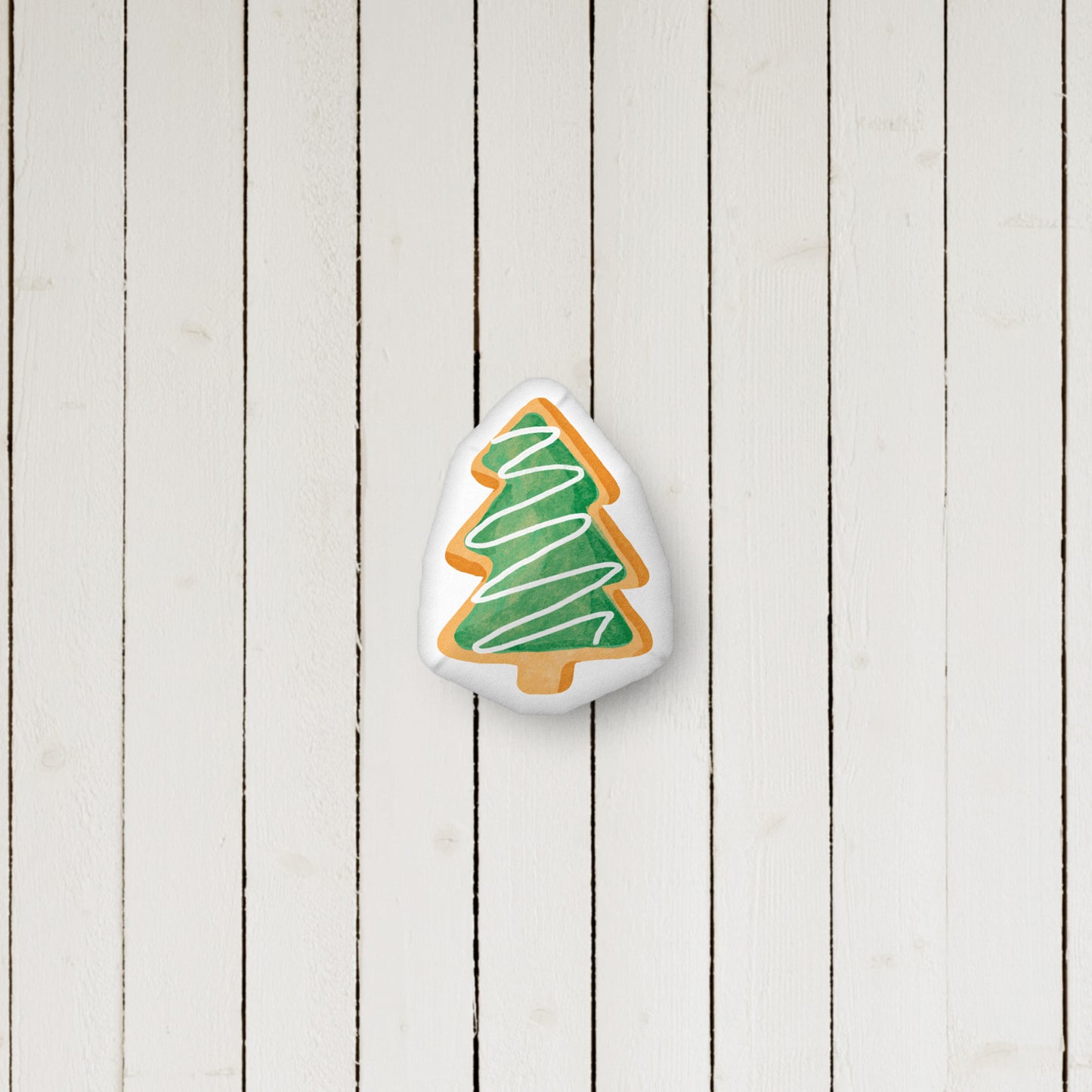 Christmas Cookie Soft Pillow - Christmas Tree Cookie Pillow - Velvety Soft Pillow