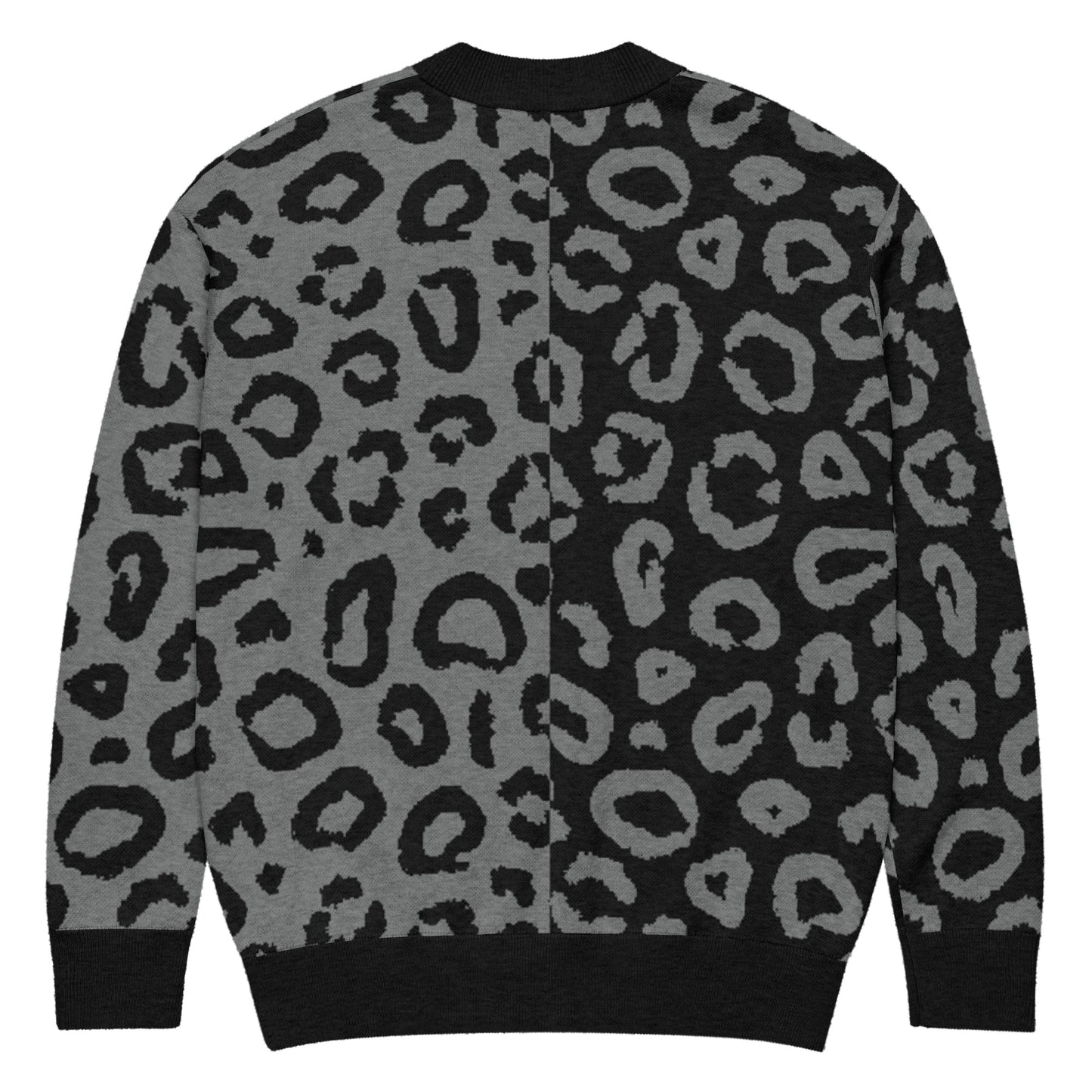 Leopard Knitted cardigan
