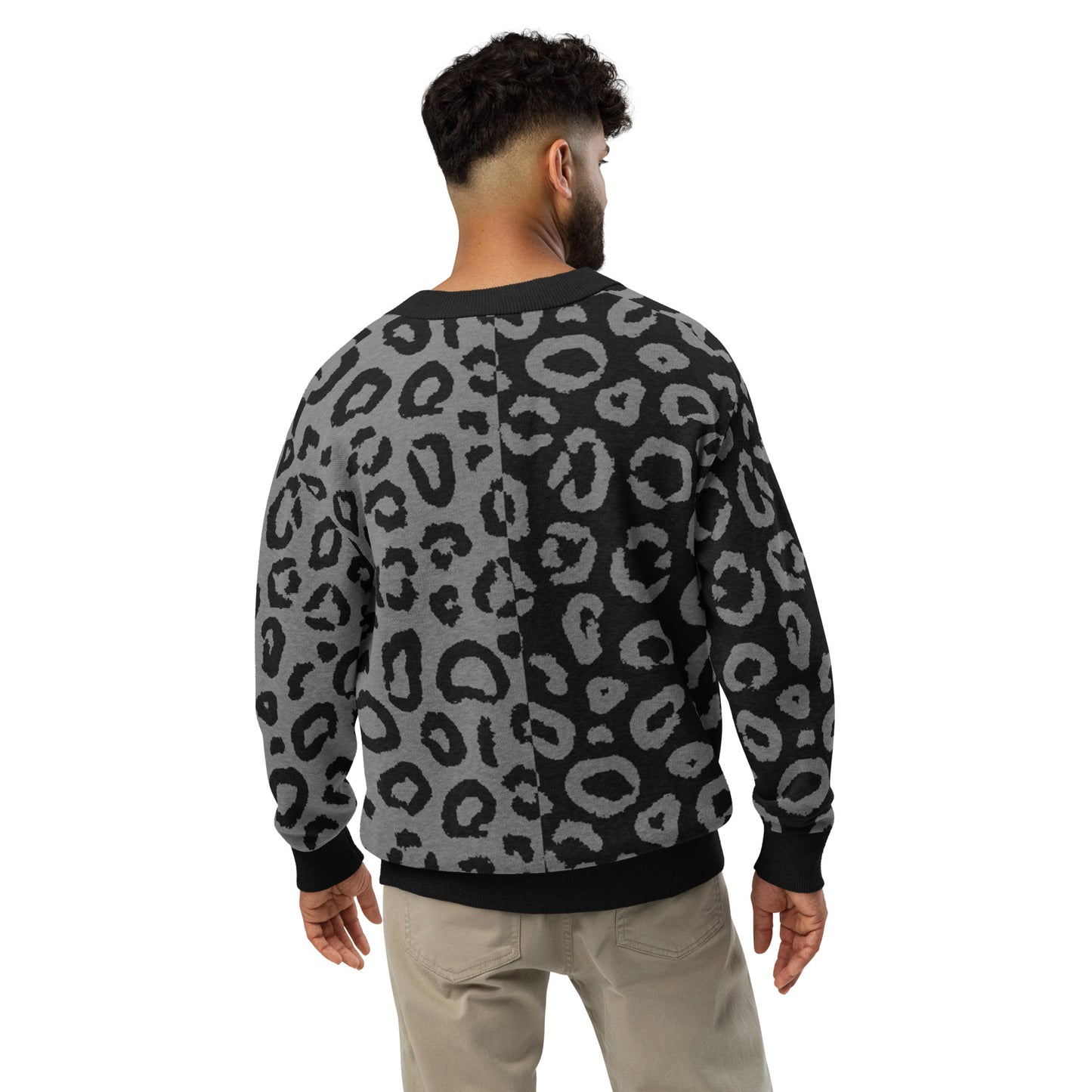 Leopard Knitted cardigan
