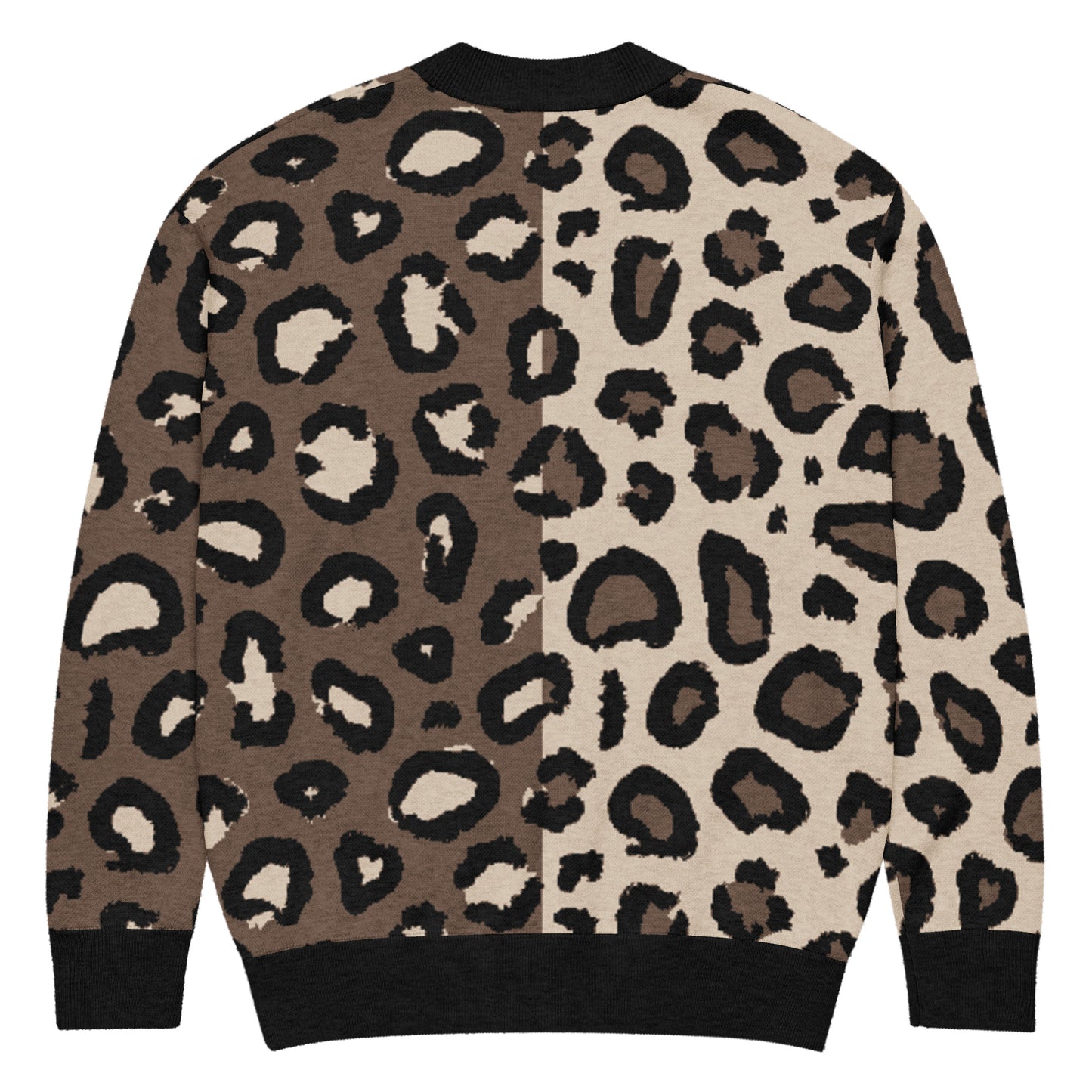 Leopard Knitted cardigan