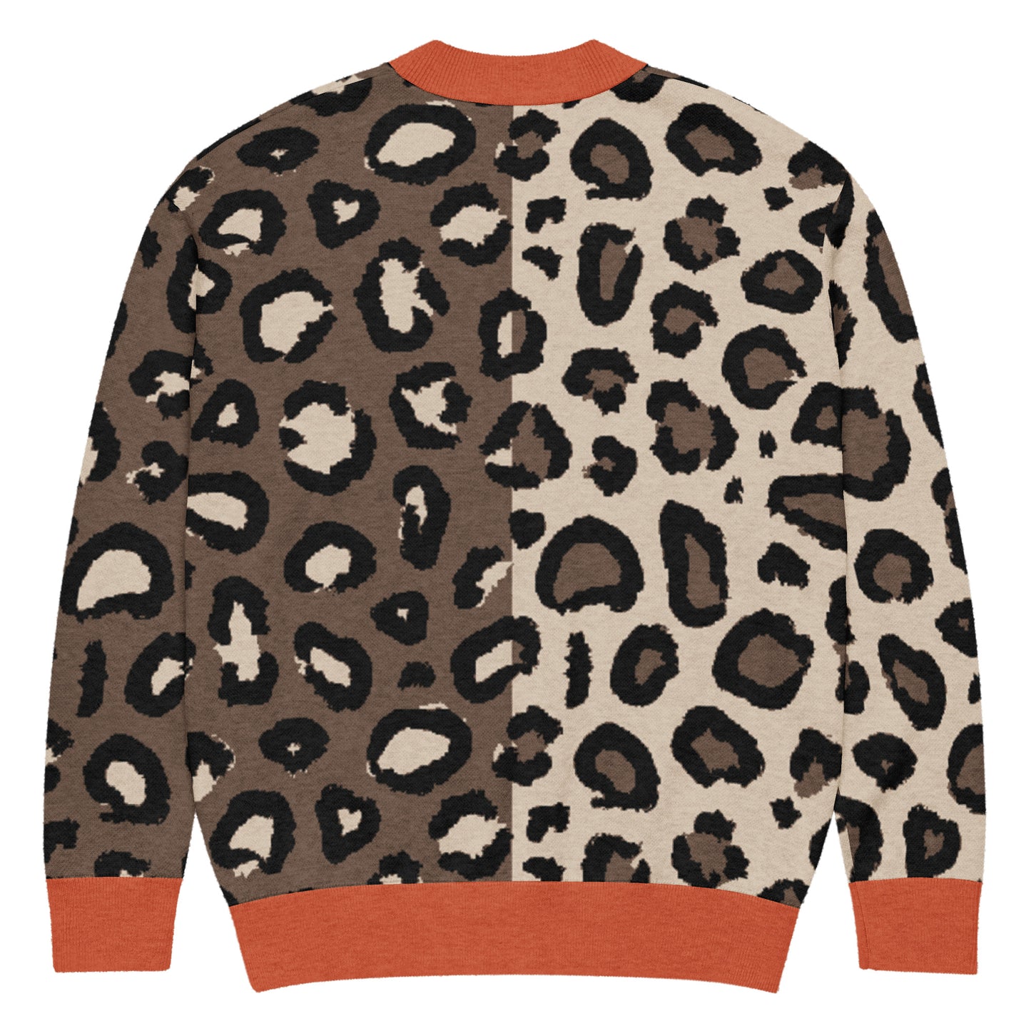 Leopard Knitted Cardigan