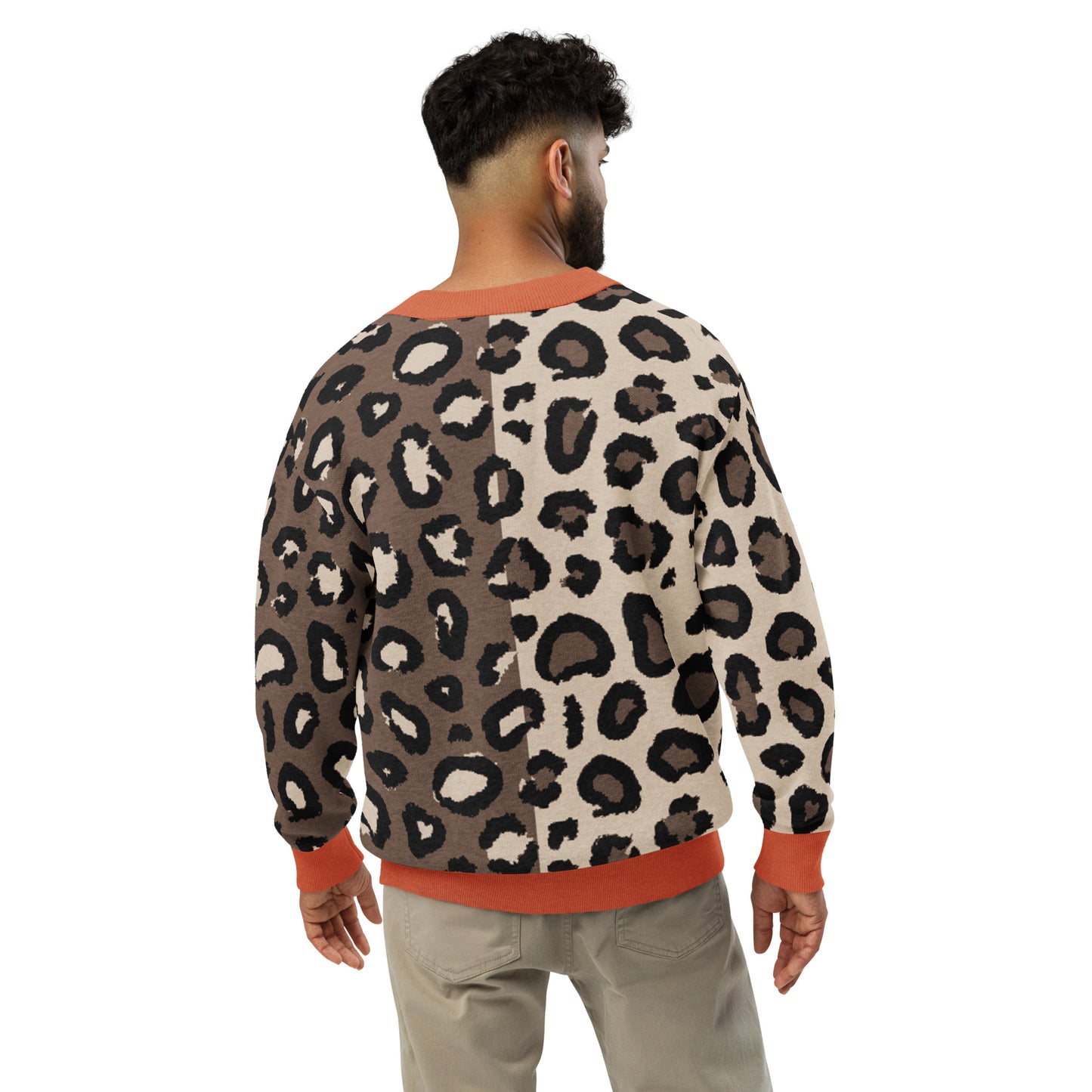 Leopard Knitted Cardigan