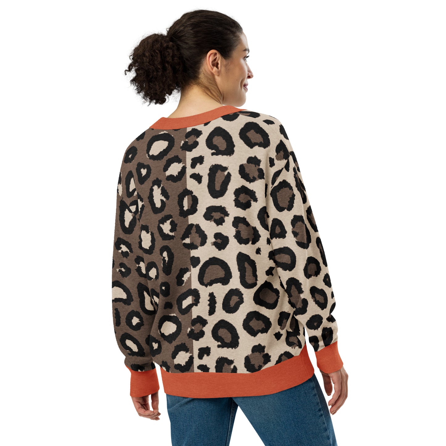Leopard Knitted Cardigan