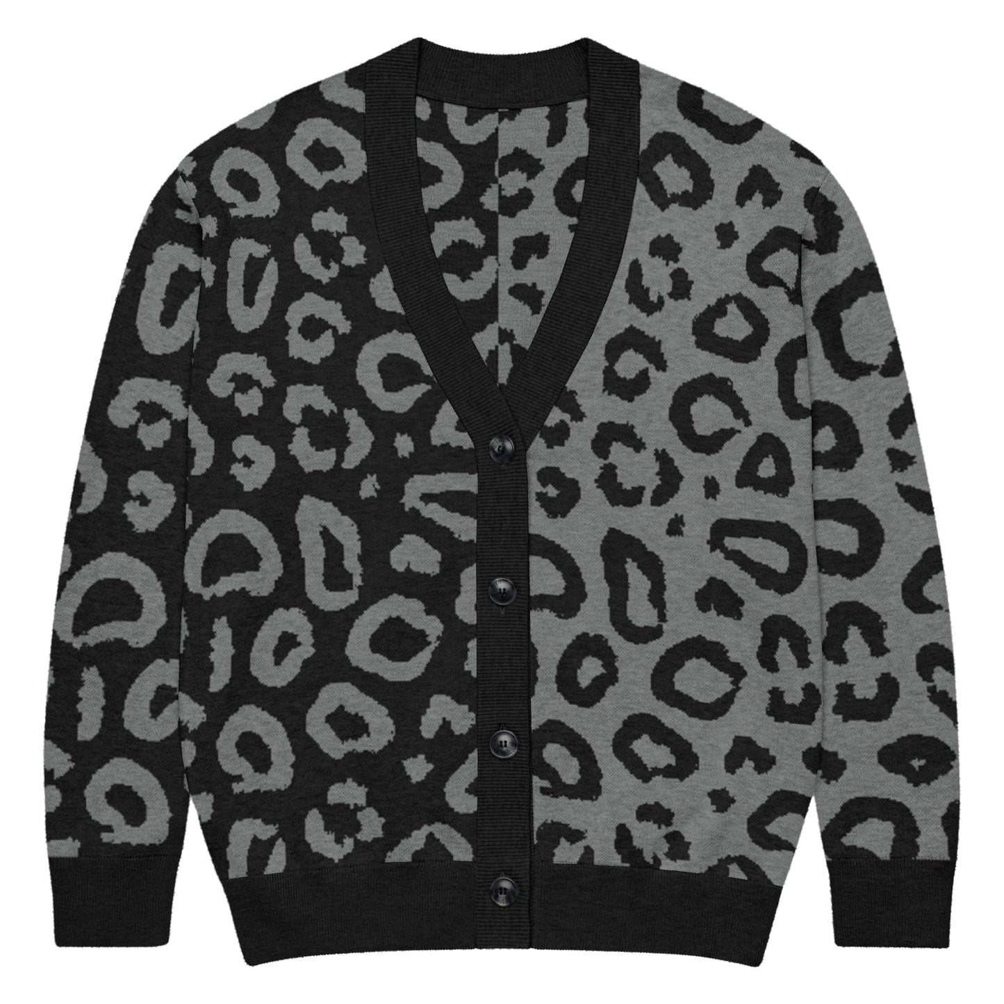 Leopard Knitted cardigan