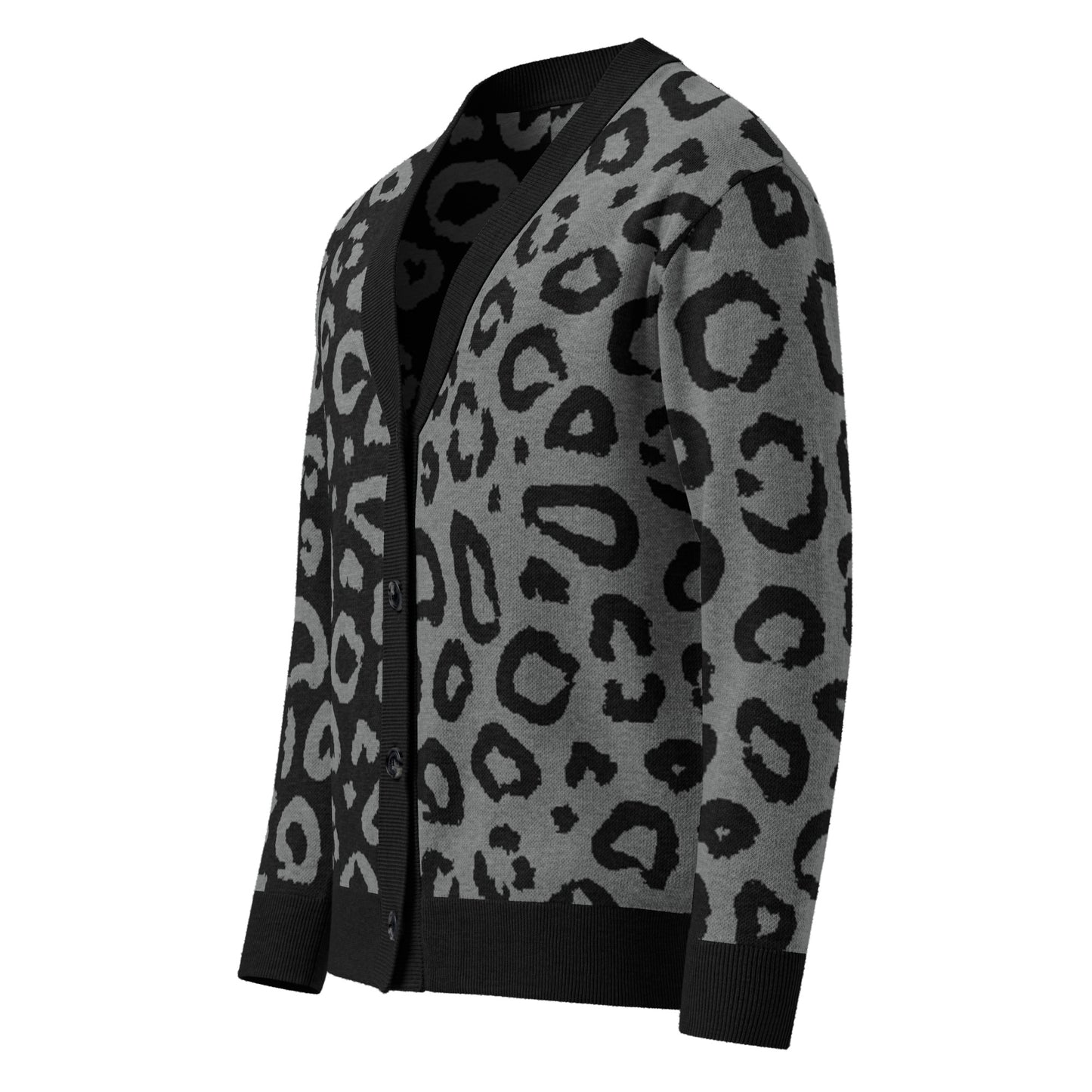 Leopard Knitted cardigan