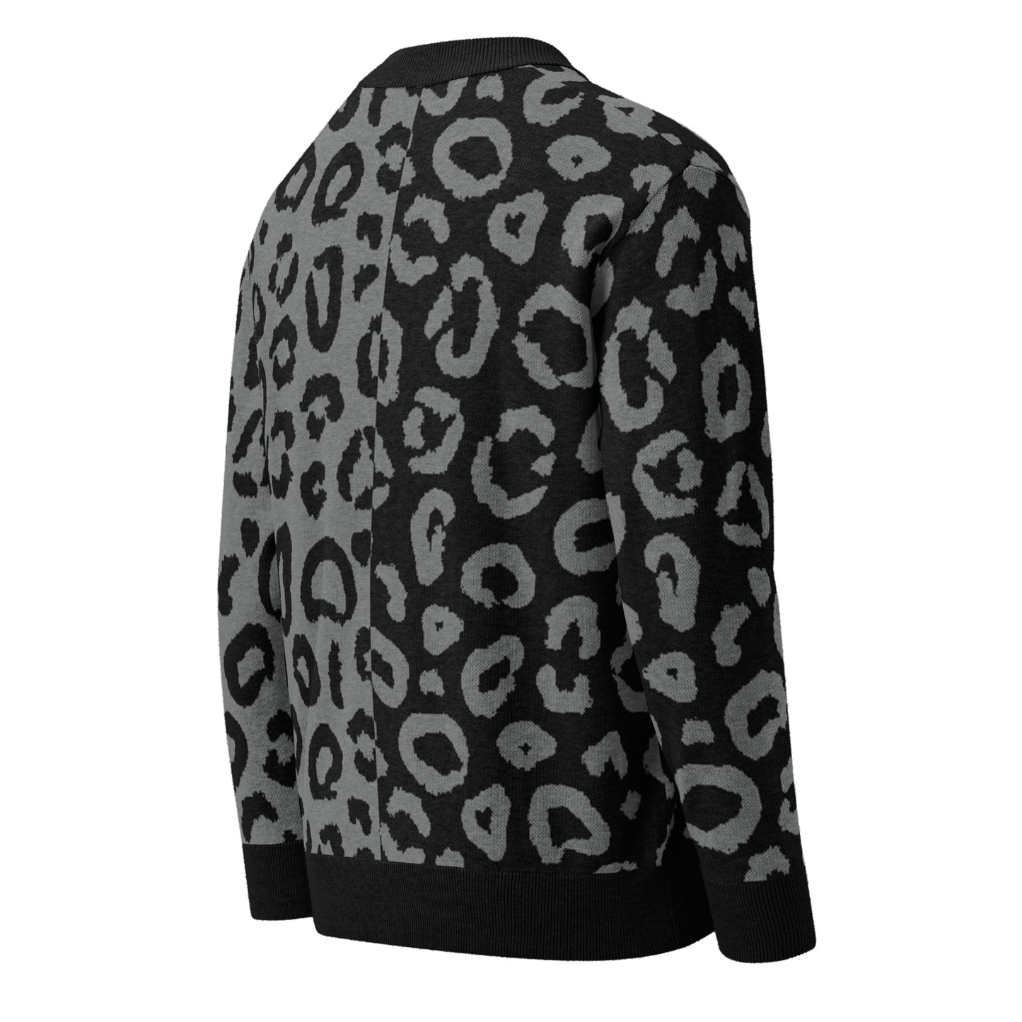 Leopard Knitted cardigan