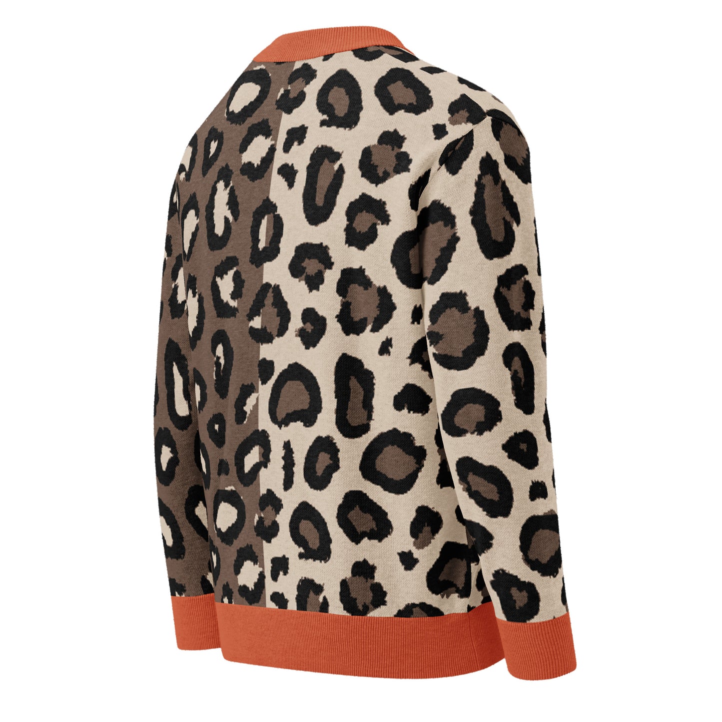 Leopard Knitted Cardigan