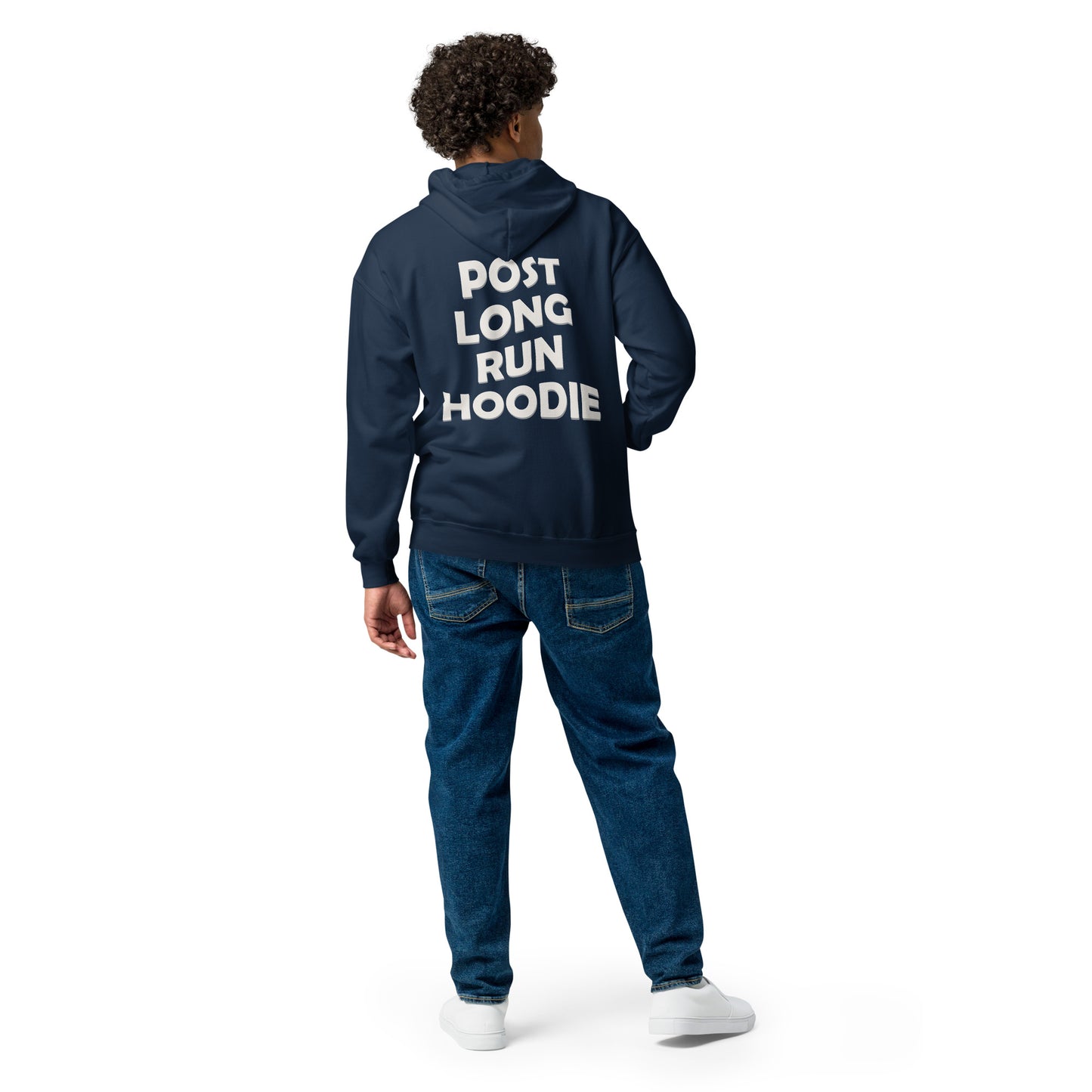 Post Long Run Unisex Heavy Blend Zip Hoodie - Post Long Run Hoodie