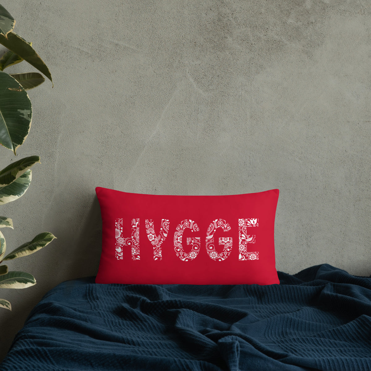 Hygge Printed Pillow - Scandinavian Pillow - Danish Design