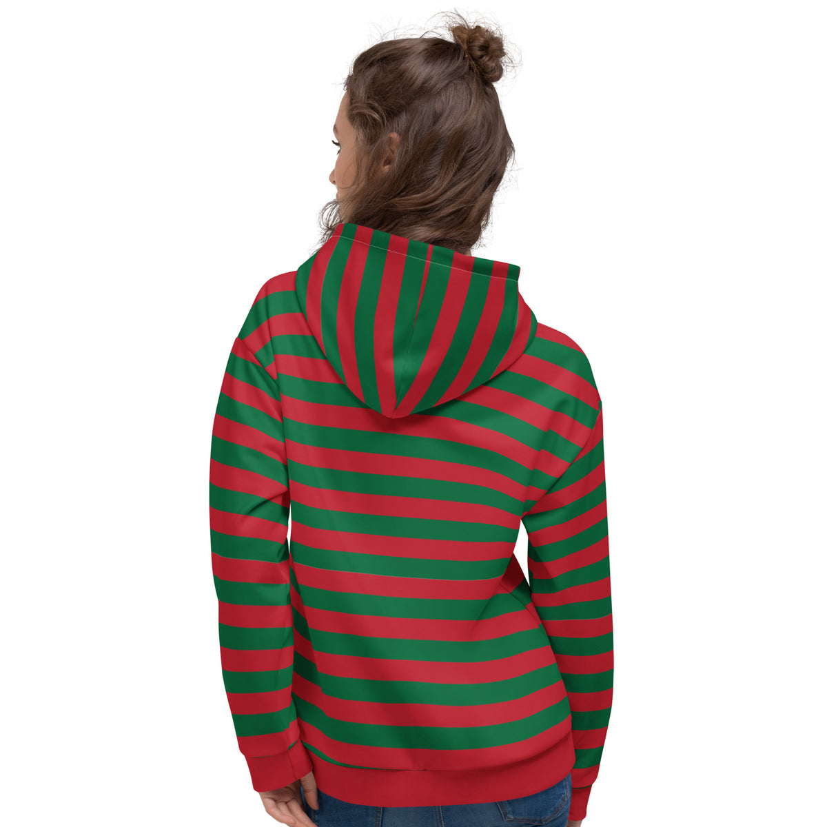 Striped Gnomes Unisex Hoodie - Christmas Hoodie - Christmas Sweater