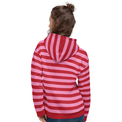 Striped Gnomes Unisex Hoodie - Christmas Hoodie - Christmas Sweater