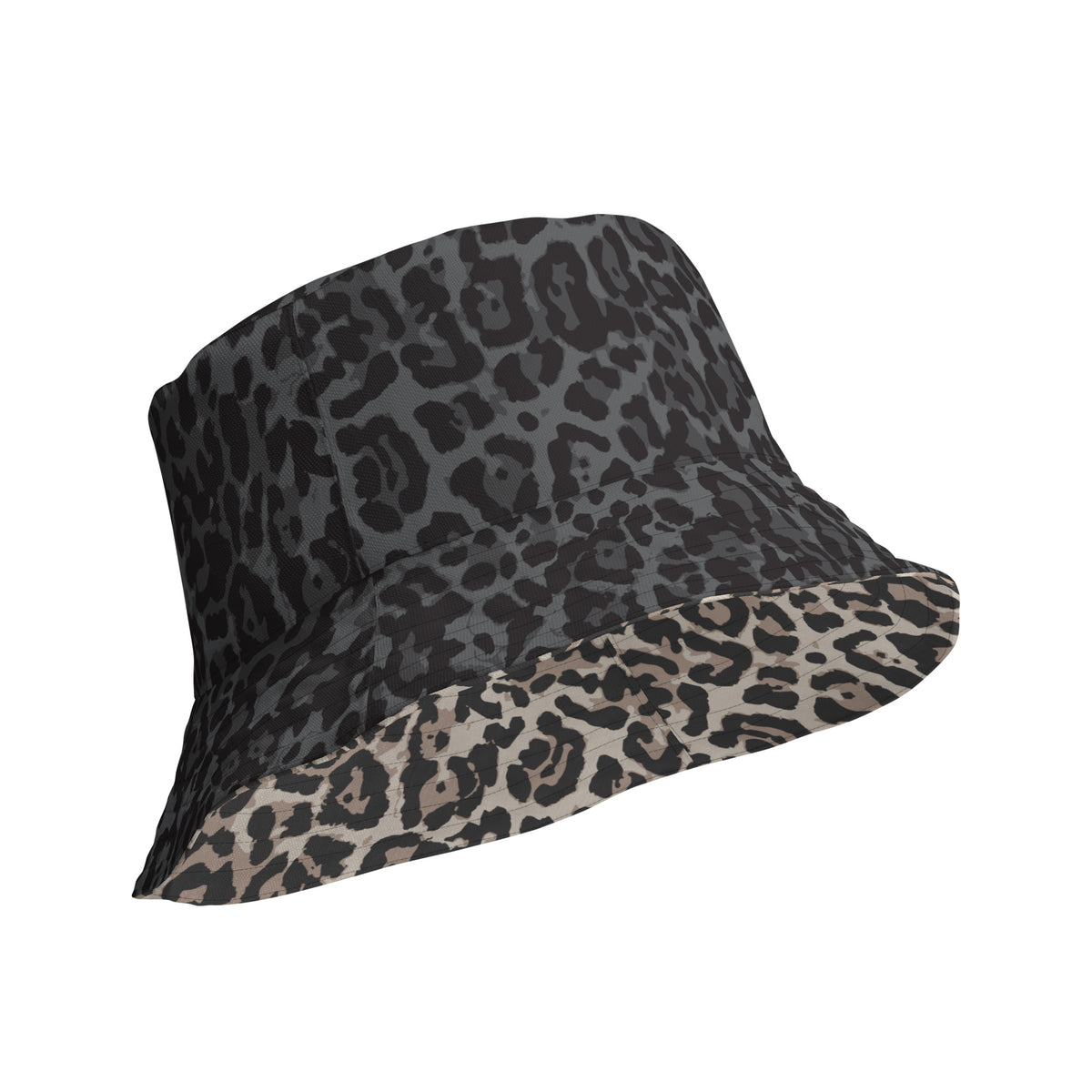 Leopard Print Reversible Bucket Hat - Cheetah Bucket Hat