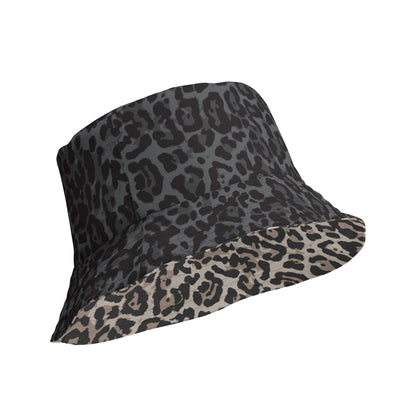 Leopard Print Reversible Bucket Hat - Cheetah Bucket Hat