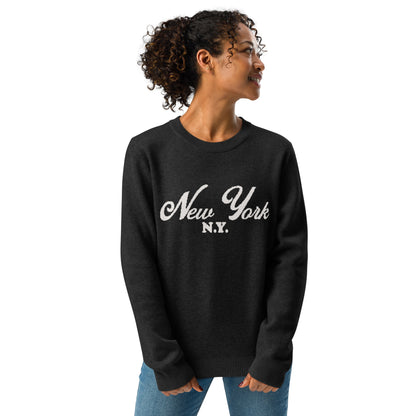 New York Knitted Crew Neck Sweater