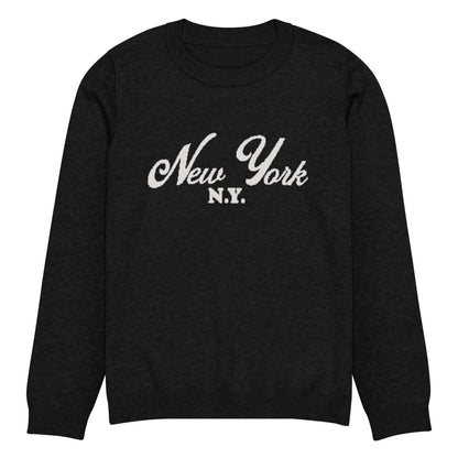 New York Knitted Crew Neck Sweater
