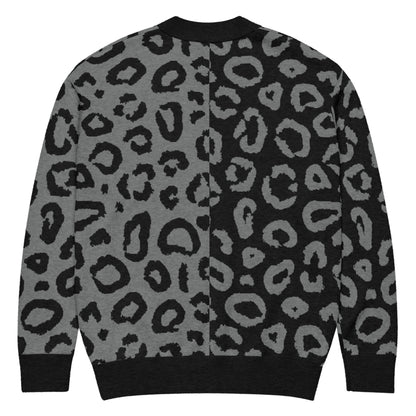 Leopard Knitted cardigan