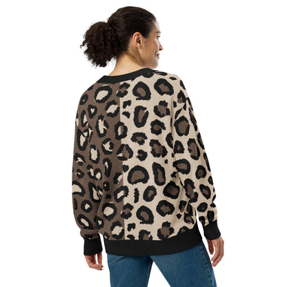Leopard Knitted cardigan