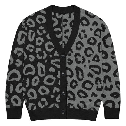 Leopard Knitted cardigan