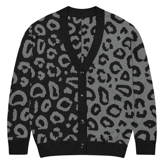 Leopard Knitted cardigan