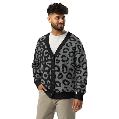 Leopard Knitted cardigan