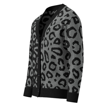 Leopard Knitted cardigan
