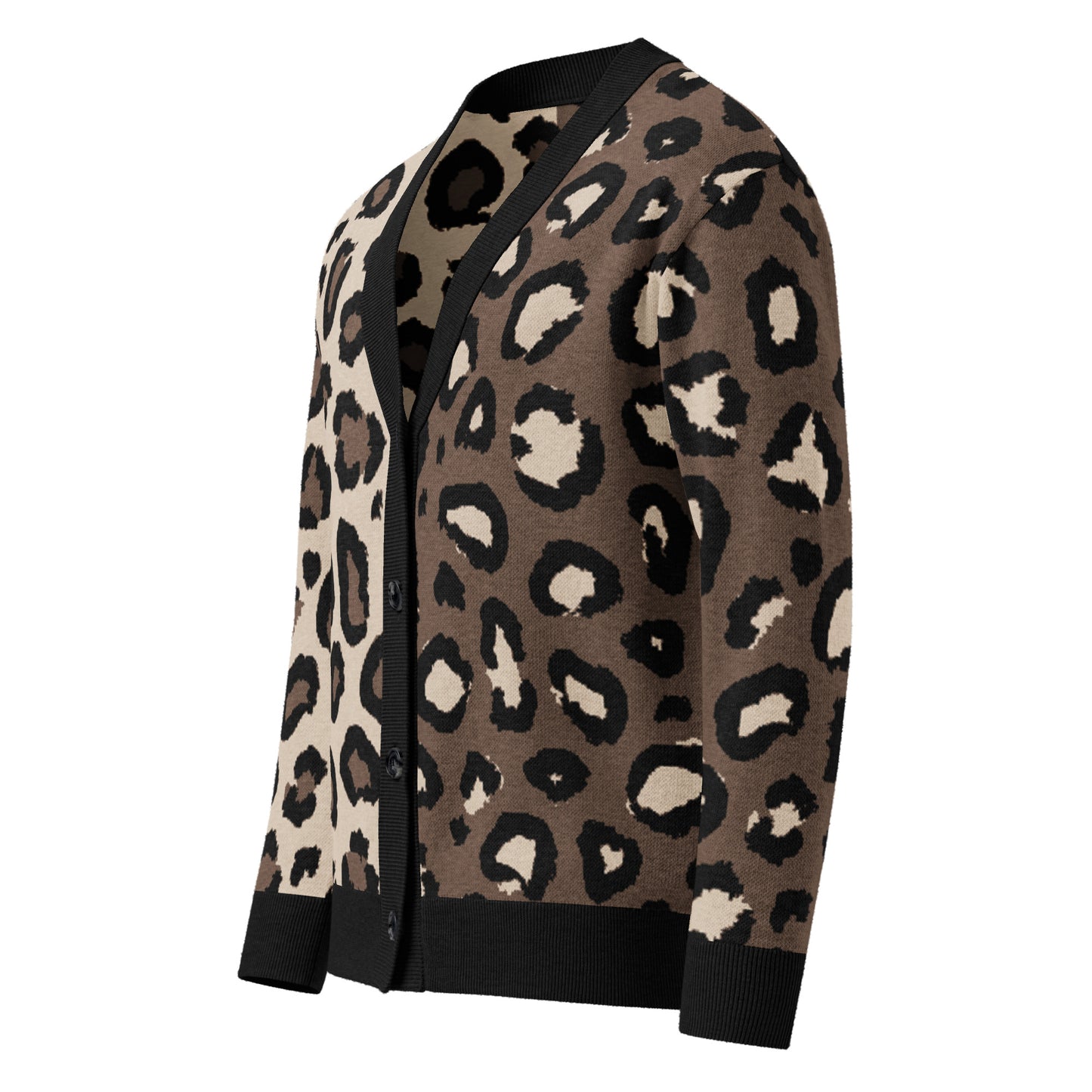 Leopard Knitted cardigan