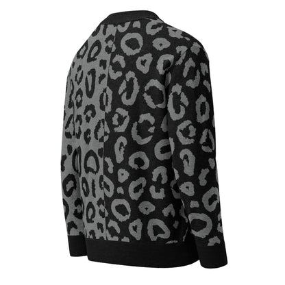 Leopard Knitted cardigan