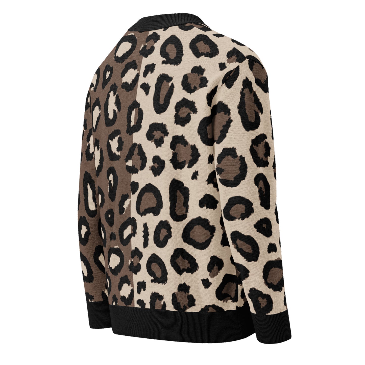 Leopard Knitted cardigan