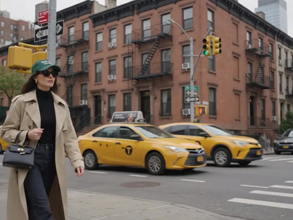 Walk Faster New York Dad Hat with Embroidery